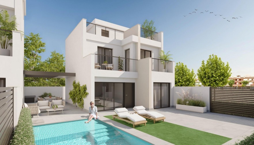 Villa - Nueva construcción  - Los Alcázares - Playa la Atascadera