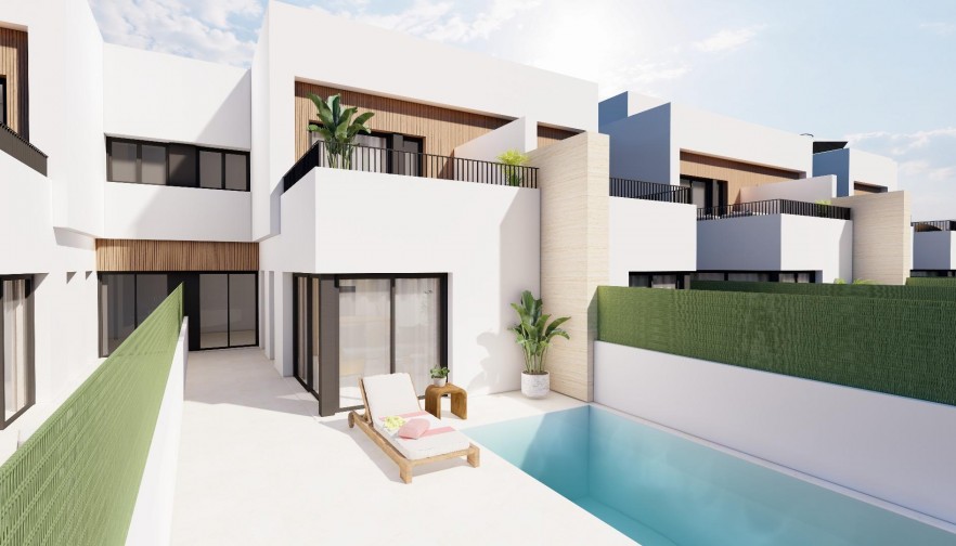 Villa - Nueva construcción  - Santiago de la Ribera - Santiago de la Ribera