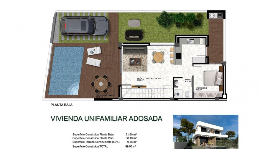 Nueva construcción  - Villa - Los Montesinos - La herrada