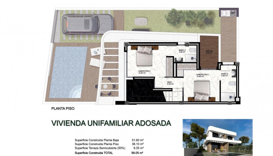 Nueva construcción  - Villa - Los Montesinos - La herrada