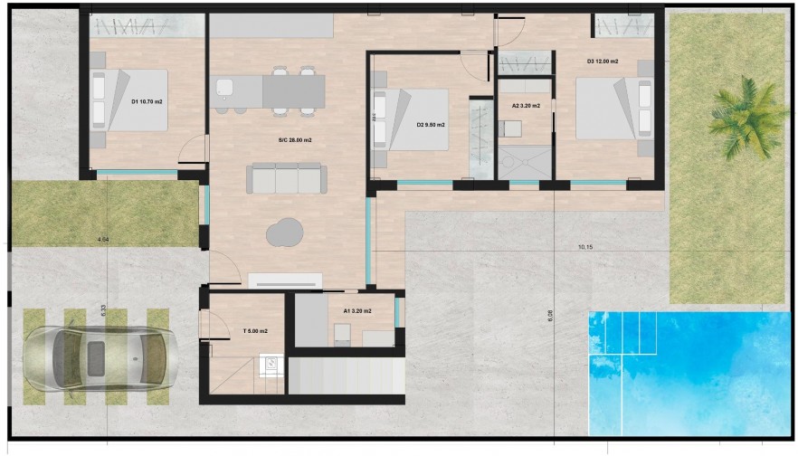 Nueva construcción  - Villa - Torre Pacheco - Roldán