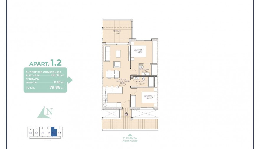 Nueva construcción  - Apartment - Los Alcázares - Serena Golf