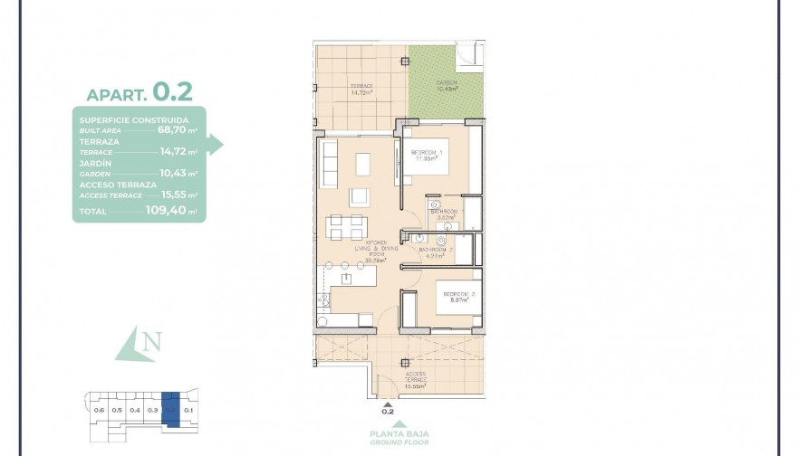 Nueva construcción  - Apartment - Los Alcázares - Serena Golf