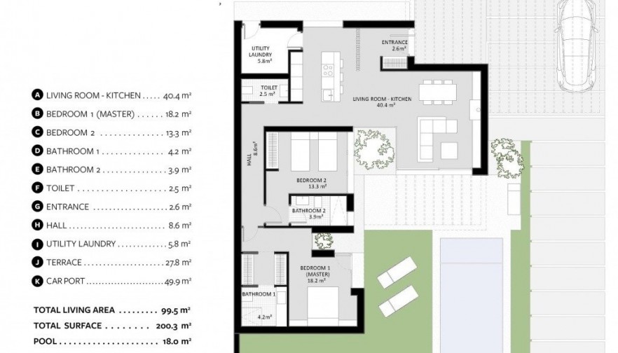 New Build - Villa - BAÑOS Y MENDIGO - Altaona golf and country village