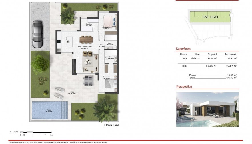 Nueva construcción  - Villa - BAÑOS Y MENDIGO - Altaona golf and country village