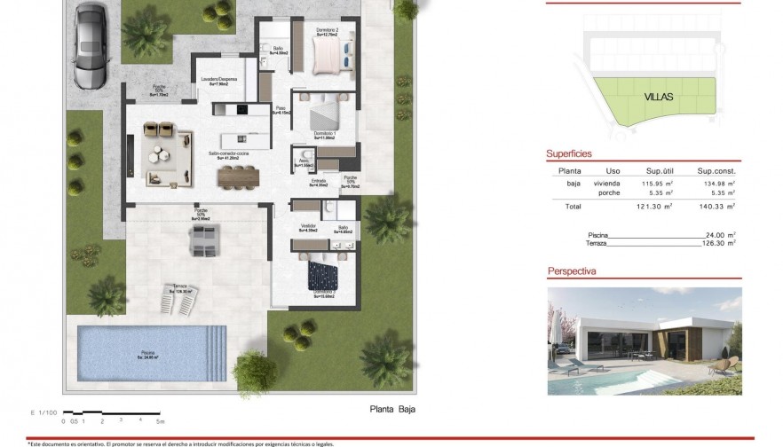 Nueva construcción  - Villa - BAÑOS Y MENDIGO - Altaona golf and country village