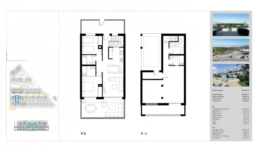 New Build - Bungalow - Torrevieja - Lago jardin