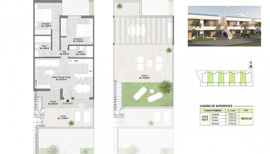 Nueva construcción  - Bungalow - Alhama de Murcia - Condado De Alhama