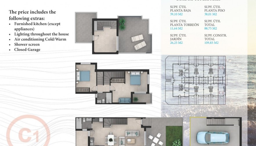 New Build - Town House - La Manga