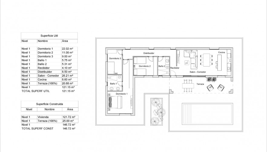 New Build - Villa - Pinoso - Lel