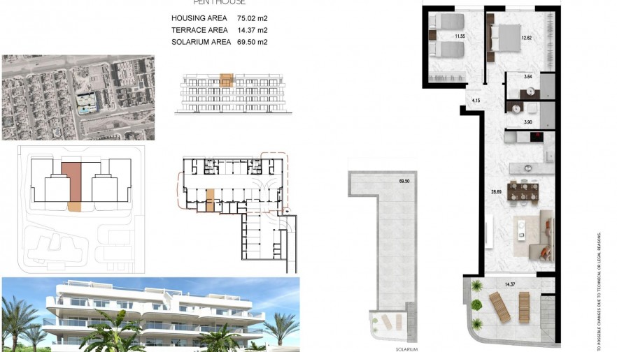 Nueva construcción  - Ático - Orihuela Costa - Lomas de Cabo Roig