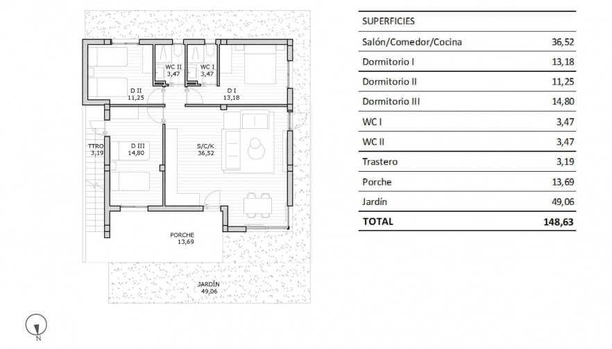 Nueva construcción  - Bungalow - San Miguel - Pueblo