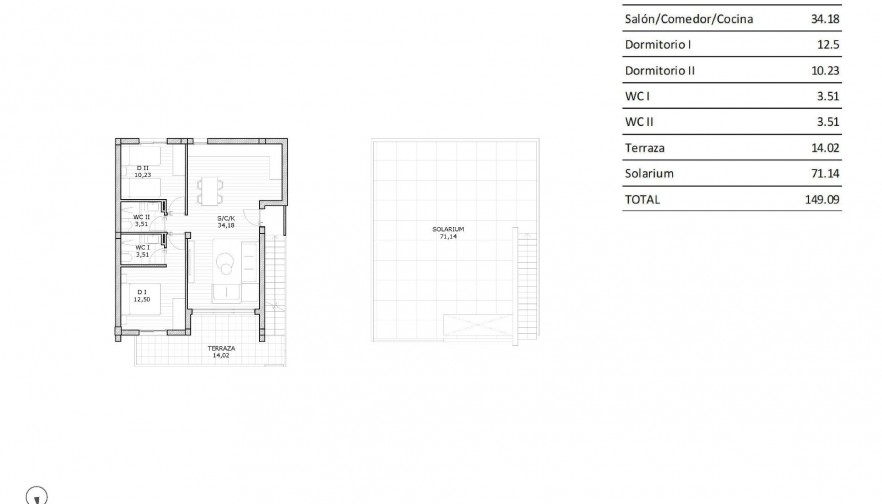 New Build - Bungalow - San Miguel - Pueblo