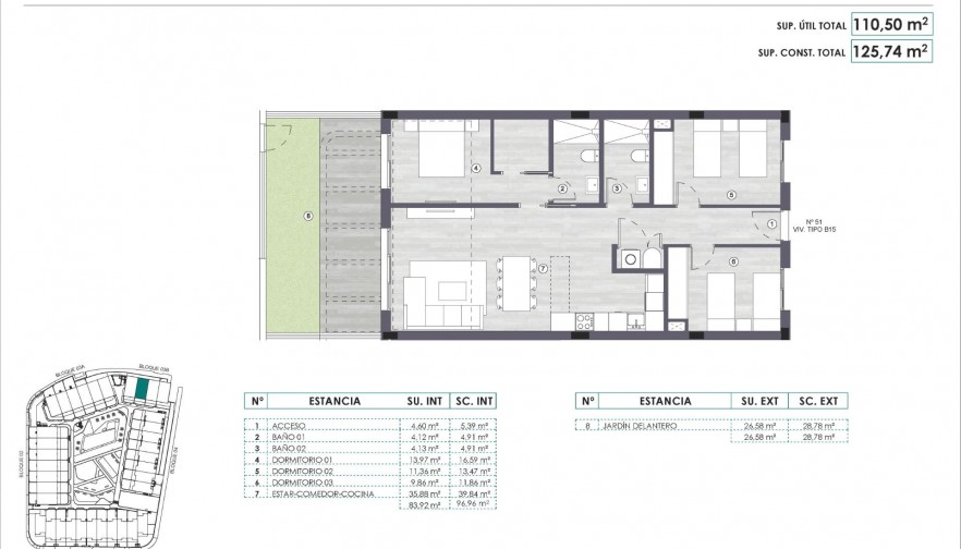 New Build - Apartment - Monforte del Cid - Alenda Golf