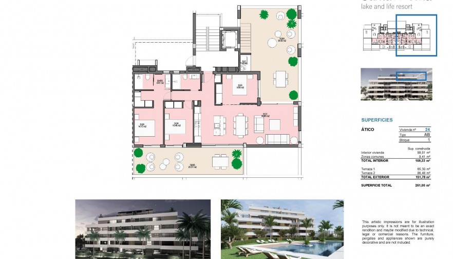 New Build - Penthouse - Torre Pacheco - Santa Rosalia Lake And Life Resort