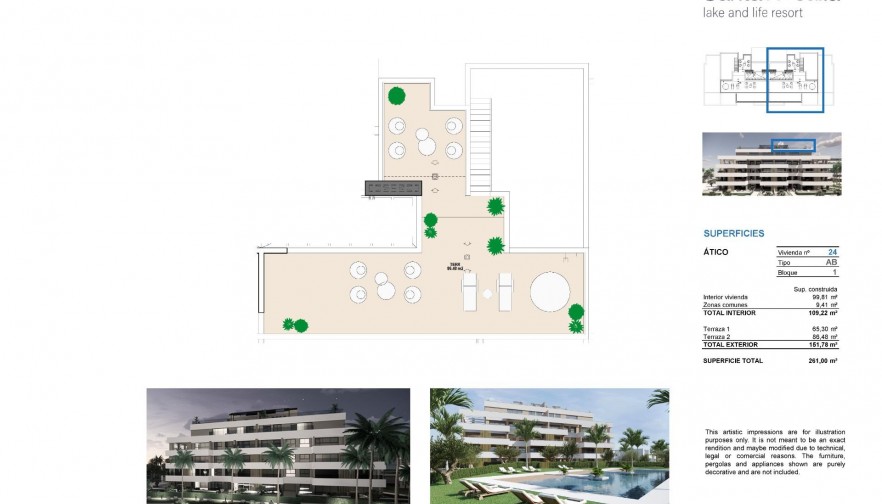 New Build - Penthouse - Torre Pacheco - Santa Rosalia Lake And Life Resort