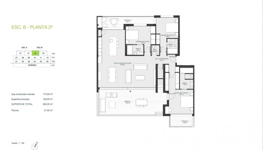 New Build - Penthouse Penthouse - Orihuela - Las Colinas