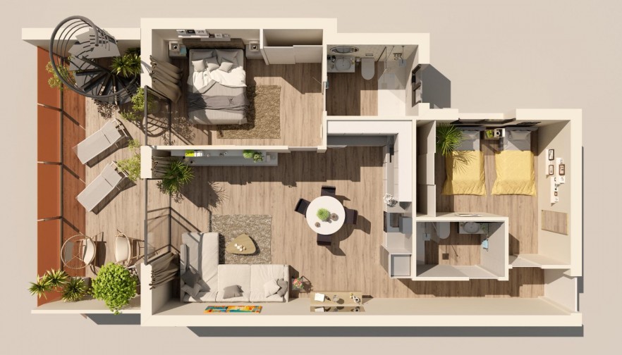 Rynek pierwotny - Penthouse - Torrevieja - Centro