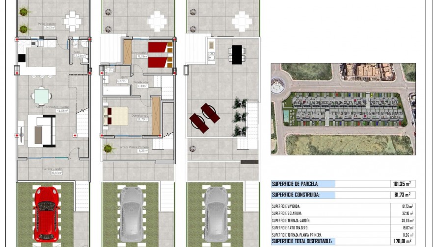 New Build - Town House - Cox - Sin Zona