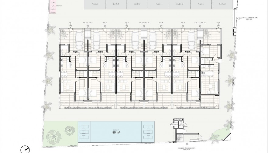 Nueva construcción  - Bungalow - Pilar de la Horadada - Zona Pueblo