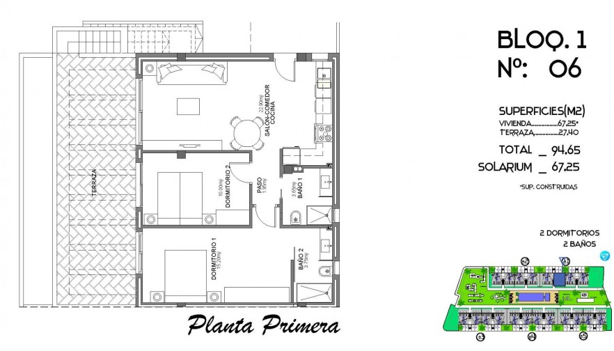 Nueva construcción  - Bungalow - Algorfa - La finca golf