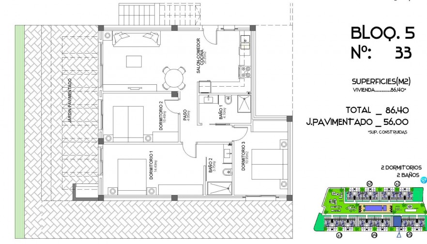 Nueva construcción  - Bungalow - Algorfa - La finca golf