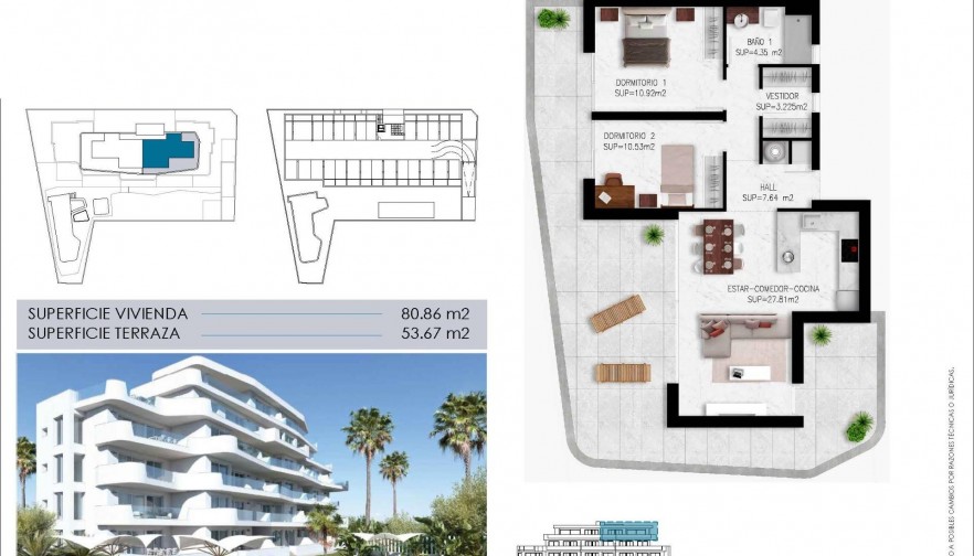 Rynek pierwotny - Penthouse - Pilar de la Horadada - Mil Palmeras