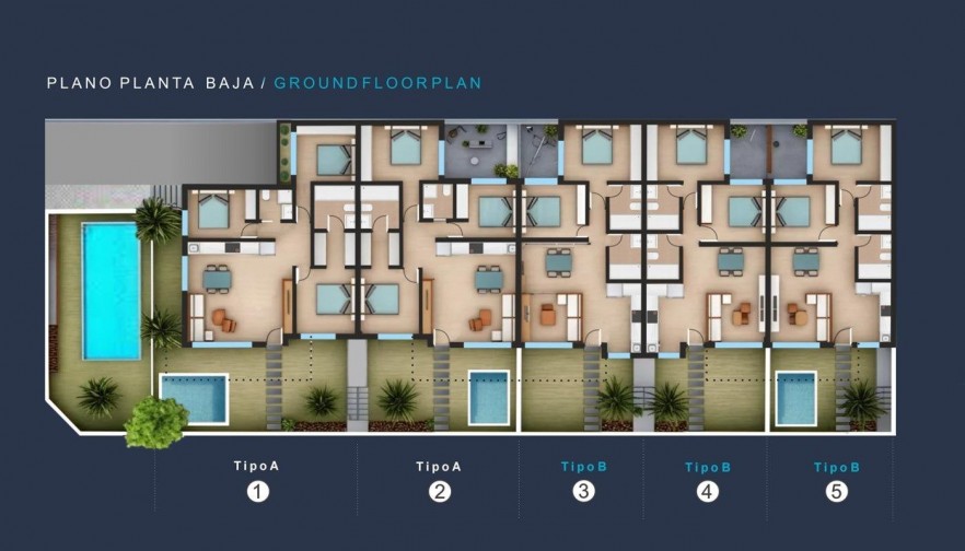 Rynek pierwotny - Ground Floor Bungalow - San Pedro del Pinatar - Los Pinos