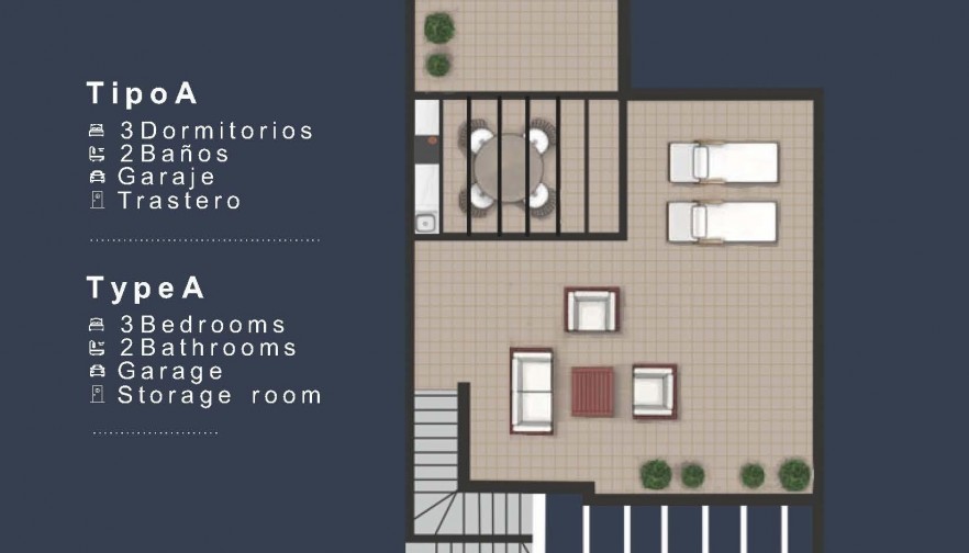 Rynek pierwotny - Top Floor Bungalow - San Pedro del Pinatar - Los Pinos