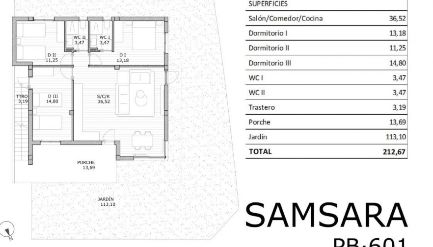 New Build - Bungalow - San Miguel - Pueblo