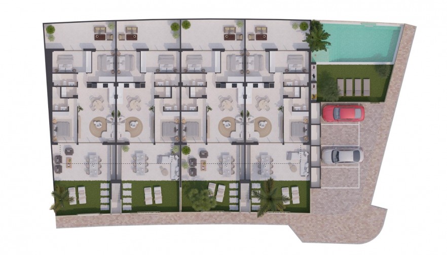 Rynek pierwotny - Dom parterowy - San Pedro del Pinatar - Los Cuarteros