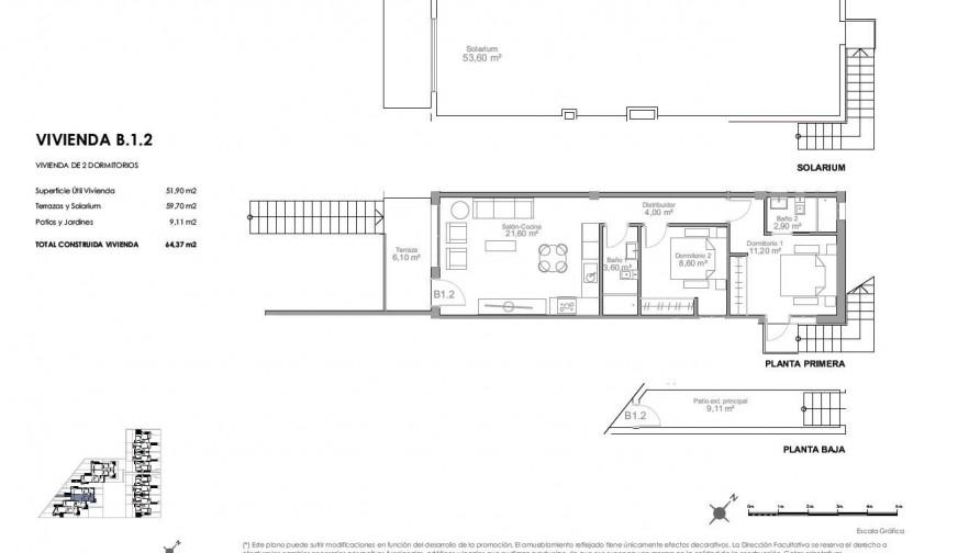 Rynek pierwotny - Top Floor Bungalow - Puerto de mazarron - Playa Negra